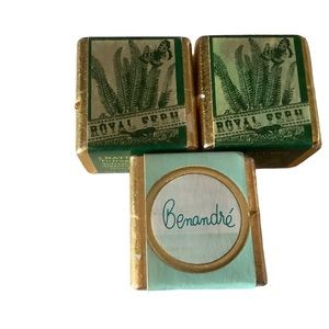 Crabtree & Evelyn royal fern scented bath soaps & Ben Rickert benandre soaps